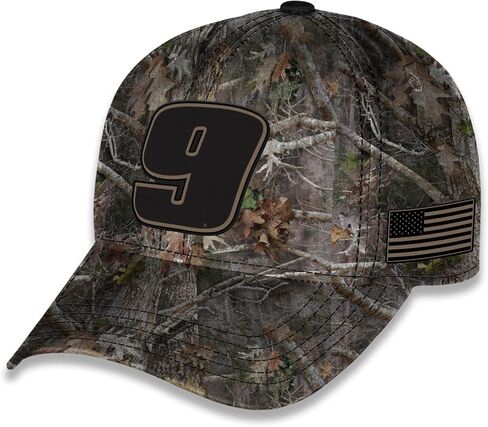 Checkered Flag Sports Chase Elliott #9 NASCAR 2025 USA Green Camo Unstructured Hat in Saudi Arabia