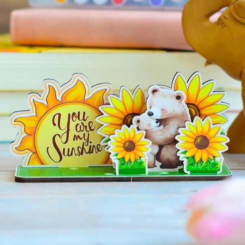 هدايا يوم الأم للأخت في القانون ، أخت في القانون ، تبرز 3D Wooden Card ، هدية لعيد الأم in Saudi Arabia