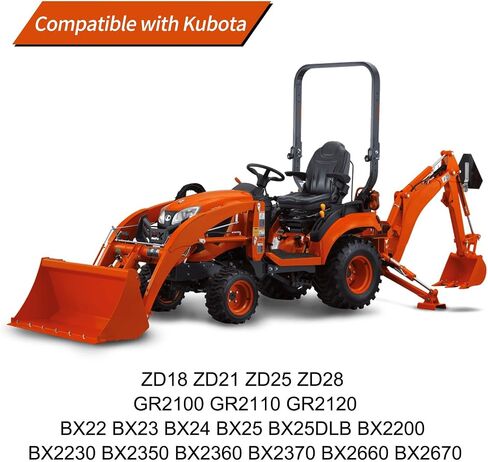 Filter Maintenance Kit K1211-82320 12581-43012 HHK20-36990 Air/Fuel/Oil/Hyd Compatible with Kubota BX22 BX23 BX24 BX25 BX25DLB BX2200 BX2230 BX2350 BX2360 BX2370 Oil Change Kit in Kuwait