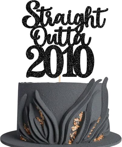 1 حزمة 40 عيد ميلاد الكعكة Topper Glitter Straight Outta 1985 رهيبة منذ عام 1985 كعكة الاختيار 40 ديكورات كب كيك رائعة لعيد ميلاد الذكرى الأربعين لحفلات حفلات الحفلات الفضية in Saudi Arabia