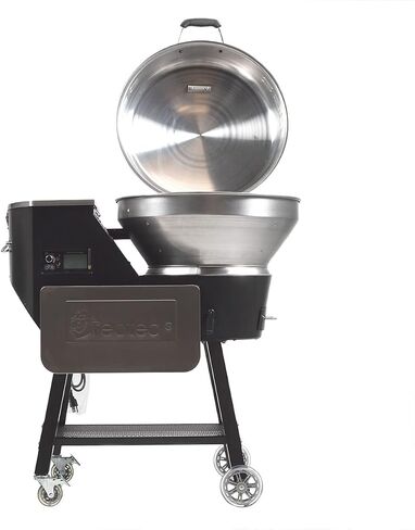 recteq Pellet Grill RT-B380X Bullseye Deluxe + Grilling Basics Bundle, WiFi Enabled Electric Pellet Smoker Grill, Wood Pellets, BBQ Outdoor, Smoke, Sear, and More in Saudi Arabia