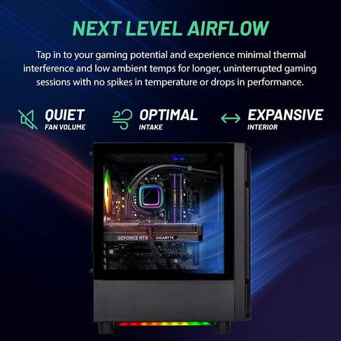 Skytech Gaming Azure 3 Desktop PC, Intel i7 14700F 2.1 GHz (5.3GHz), NVIDIA RTX 5060, 1TB NVMe SSD, 32GB DDR5 RAM 6000 RGB, 850W Gold ATX 3 PSU, 360mm ARGB AIO, Wi-Fi, Win 11 in Saudi Arabia