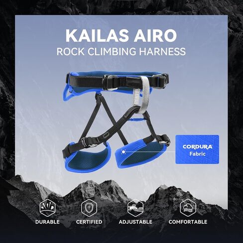 Kailas Kids Rock Climbing تسخير حزام سلامة الطفل تسلق الحزام معدات قابلة للتعديل لخفيفة الوزن المبتدئين المبتدئين الشباب in Saudi Arabia