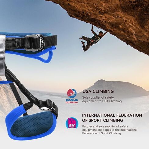 Kailas Kids Rock Climbing تسخير حزام سلامة الطفل تسلق الحزام معدات قابلة للتعديل لخفيفة الوزن المبتدئين المبتدئين الشباب in Saudi Arabia
