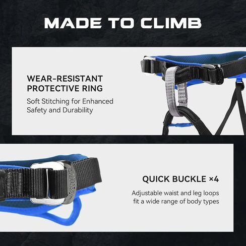 Kailas Kids Rock Climbing تسخير حزام سلامة الطفل تسلق الحزام معدات قابلة للتعديل لخفيفة الوزن المبتدئين المبتدئين الشباب in Saudi Arabia