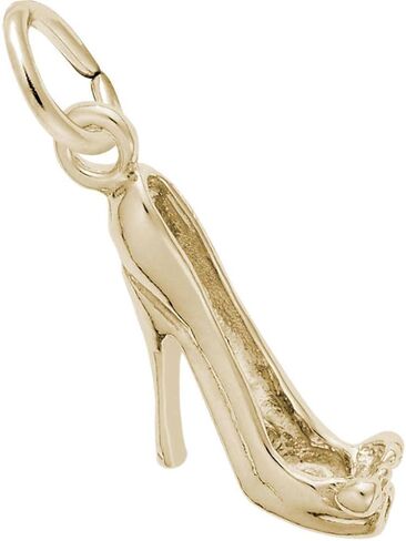Rembrandt High Heel Shoe Charm - Metal - Sterling Silver in Saudi Arabia