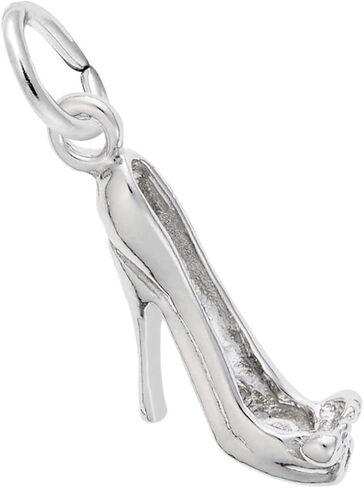 Rembrandt High Heel Shoe Charm - Metal - Sterling Silver in Saudi Arabia