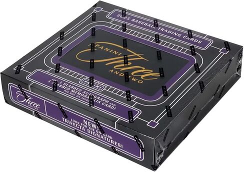 2025 Panini Three and Two Baseball Hobby Trading Card Box (1 Slabbed Autograph Per Box) in Saudi Arabia