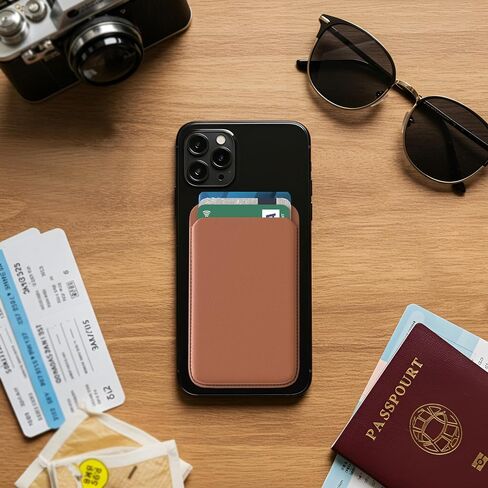 Bix for Magsafe Wallet Men - محفظة مغناطيسية لأجهزة iPhone - محافظ الهواتف المغناطيسية - محافظ iPhone Magsafe - متوافقة مع Mag Safe Stand - لحامل بطاقة Magsafe - حامل بطاقة المغناطيسية للهاتف المحمول in Saudi Arabia