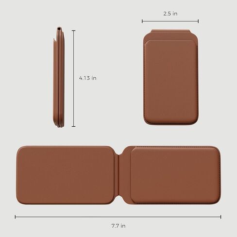 Bix for Magsafe Wallet Men - محفظة مغناطيسية لأجهزة iPhone - محافظ الهواتف المغناطيسية - محافظ iPhone Magsafe - متوافقة مع Mag Safe Stand - لحامل بطاقة Magsafe - حامل بطاقة المغناطيسية للهاتف المحمول in Saudi Arabia