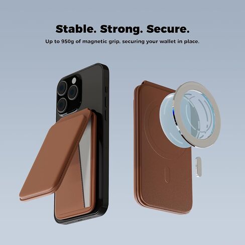 Bix for Magsafe Wallet Men - محفظة مغناطيسية لأجهزة iPhone - محافظ الهواتف المغناطيسية - محافظ iPhone Magsafe - متوافقة مع Mag Safe Stand - لحامل بطاقة Magsafe - حامل بطاقة المغناطيسية للهاتف المحمول in Saudi Arabia