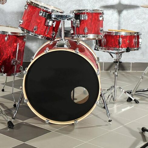 Generic Bass Drum Port Hole for Sound Protection, Black in Saudi Arabia