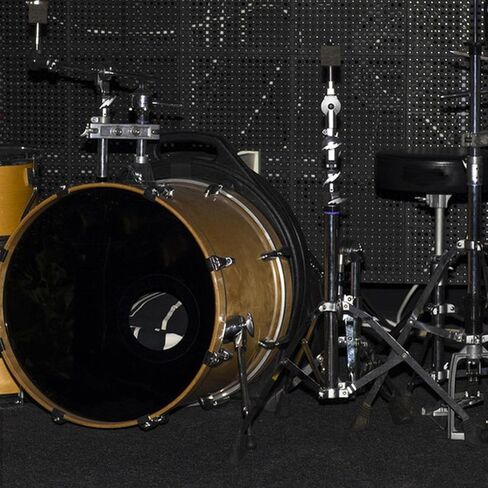 Generic Bass Drum Port Hole for Sound Protection, Black in Saudi Arabia