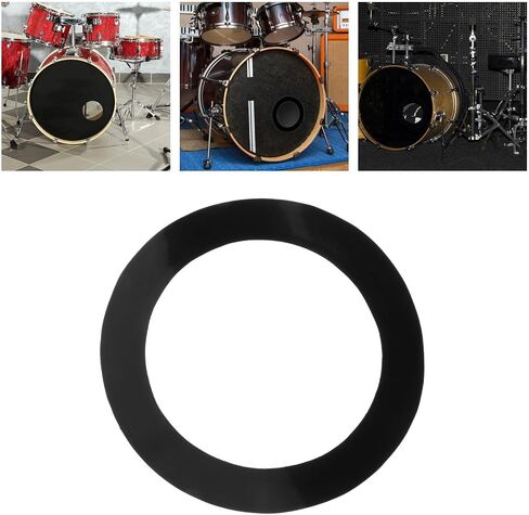 Generic Bass Drum Port Hole for Sound Protection, Black in Saudi Arabia