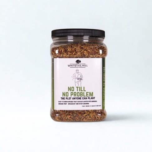 No Plow No Problem Food Plot Seed Mix for Deer, Easy to Grow, Minimal Ground Prep, No-Till Planting, Broadcast and Start Growing in Saudi Arabia