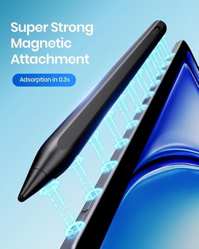 Stylus Pen for iPad(2018-2025)-2X Faster Charge with Tilt Sensitivity & Palm Rejection for iPad 11/10/9/8/7/6th Gen, Air 7/6/5/4/3/M3/M2, Pro 13"/12.9"/11"/M4, Mini 7/6/5th,Pink in Kuwait