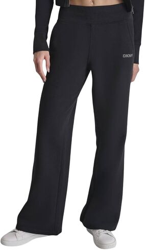 بنطال رياضي من الصوف بشعار صغير مرصع للنساء من DKNY in Saudi Arabia