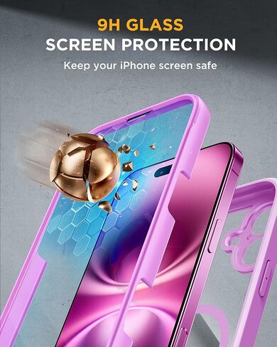 Miracase Magnetic for iPhone 15 Pro Max Case 6.7 '' [متوافق مع Magsafe] حقيبة هاتف Proof Proof Proof Proplic in Saudi Arabia