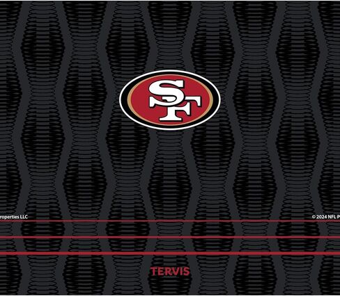 Tervis Venture Water Bottle NFL® San Francisco 49ers - Full Speed Triple Walled Insulated Tumbler Travel Cup Keeps Drinks Cold & Hot, 26oz, Stainless Steel in Saudi Arabia