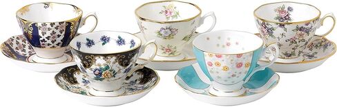 مجموعة أكواب رويال ألبرت 100 عام 1900-1940 مكونة من 5 قطع in Kuwait