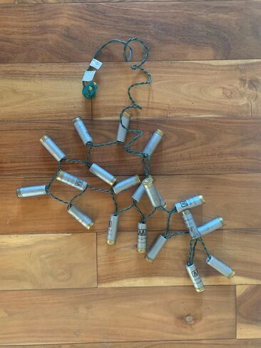 Christmas Shotgun Shell Lights Party Lights Man Cave Decor Christmas Shotgun Shell Shells Party Lights Redneck White Trash Decor (Red and Green) in Saudi Arabia