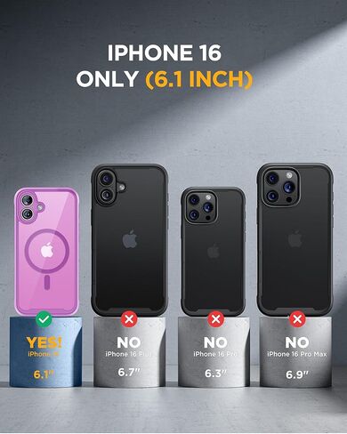 Miracase for iPhone 16 Pro Max Case 6.9 '' ، [free free] full-body case with proghs class complic streal و grase costract in Saudi Arabia