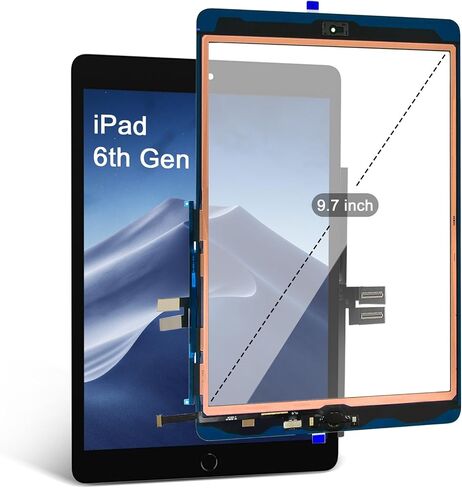 for iPad 9th Generation (9 Gen) Screen Replacement Touch Glass Kit in Kuwait