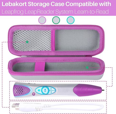 حالة التخزين متوافقة مع نظام Leapfrog Lepreader Learn-Day (Gray+Green Case) in Kuwait