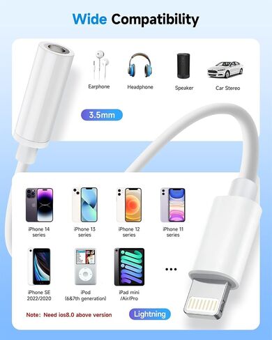 Seulliya 2 Pack USB Type C to 3.5mm Female Headphone Jack Adapter, USB C to Aux Audio Dongle Cable Cord Compatible with iPhone 16 Pro 15 Pro Max, Max,iPad Pro,MacBook, Galaxy S24 S23 S22 in Kuwait