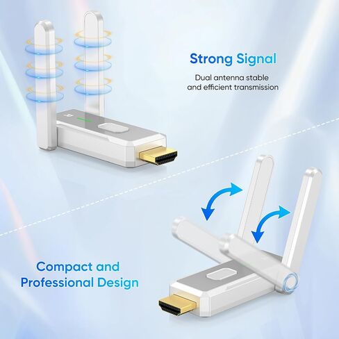 جهاز إرسال HDMI اللاسلكي و 4 أجهزة استقبال 500 قدم/150 مترًا ، 2.4 جم+5 جرام من التوصيل والتشغيل اللاسلكي المحمولة in Kuwait