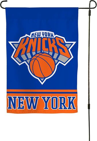 علم حديقة Desert Cactus New York Knicks NYK - لافتة فريق NBA New York Knicks مقاس 19 × 12 بوصة، للعرض والمناسبات الخارجية (التصميم A) in Saudi Arabia