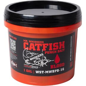 السيد Whiskers Catfish Punch Bait - Blood - 1 Quart in Kuwait