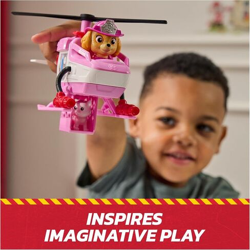 Paw Patrol Fire Rescue: Marshall Rescue Fire Engine with Action Figure & Projectile Launcher & Toy Truck, Kids Toys for Boys & Girls Ages 3 and Up in Saudi Arabia