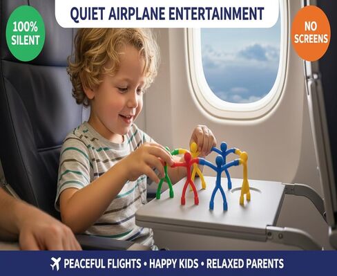 Magmen STEM Magnetic Travel Toys 10pc ، رحلة برية للسيارة ، وتخزين المواد الغامضة للألعاب الحسية للأطفال 3 سنوات وما فوق in Kuwait