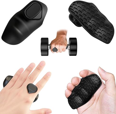 Anti-Slip Workout Grips for Men & Women - Rubber Gym Palm Protectors for Deadlift, Pull-Ups, Weight Lifting, Ergonomic Hand Protection in Saudi Arabia