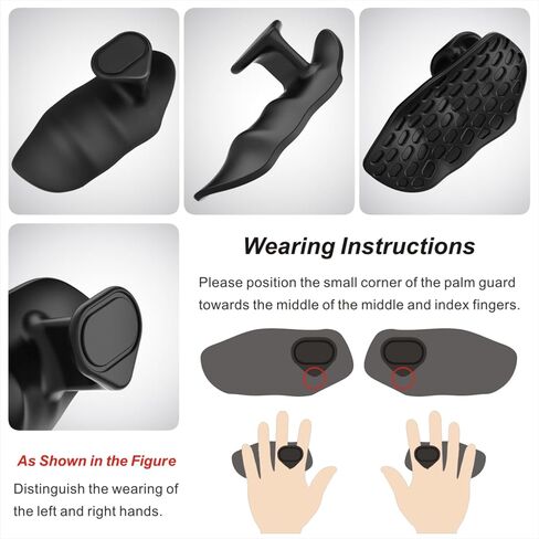 Anti-Slip Workout Grips for Men & Women - Rubber Gym Palm Protectors for Deadlift, Pull-Ups, Weight Lifting, Ergonomic Hand Protection in Saudi Arabia