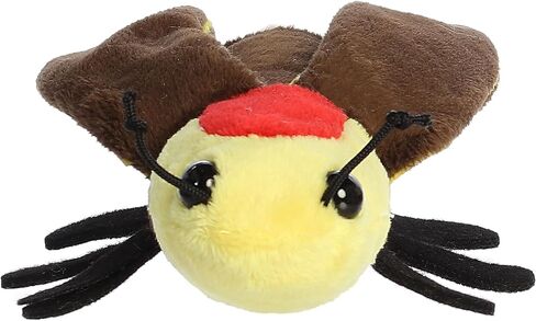 لعبة Aurora® Adorable Mini Flopsie™ Lux Firefly™ المحشوة - رفاق صغار جاهزون للمغامرات المرحة - للأطفال من جميع الأعمار والأطفال الصغار والبالغين والعائلات - بني 7.5 بوصة in Saudi Arabia