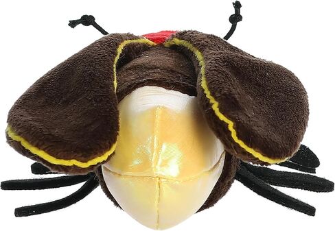 لعبة Aurora® Adorable Mini Flopsie™ Lux Firefly™ المحشوة - رفاق صغار جاهزون للمغامرات المرحة - للأطفال من جميع الأعمار والأطفال الصغار والبالغين والعائلات - بني 7.5 بوصة in Saudi Arabia