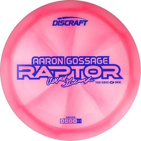 Discraft's Aaron Gossage Z Swirl Blend 2025 Tour Series Raptor in Kuwait