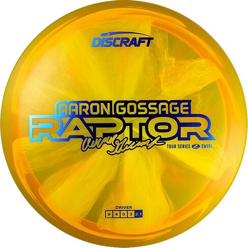 Discraft's Aaron Gossage Z Swirl Blend 2025 Tour Series Raptor in Kuwait