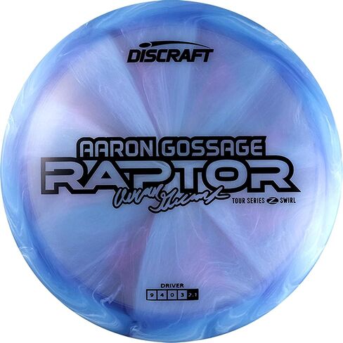 Discraft's Aaron Gossage Z Swirl Blend 2025 Tour Series Raptor in Kuwait