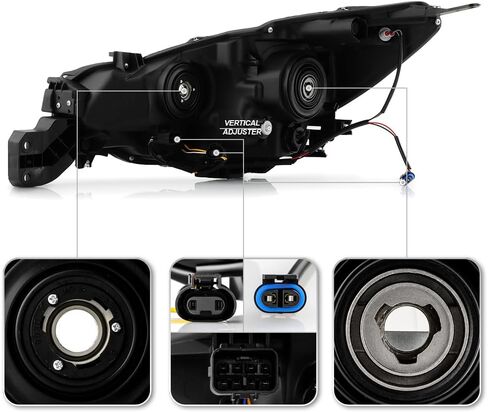 KEEKPO - For 2015 2016 2017 Subarun Legacy|Outback Black Housing Halogen Type Projector Headlights Headlamps Left+Right in Saudi Arabia