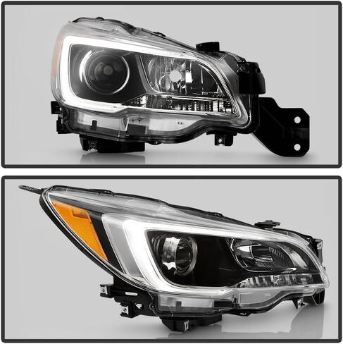 KEEKPO - For 2015 2016 2017 Subarun Legacy|Outback Black Housing Halogen Type Projector Headlights Headlamps Left+Right in Saudi Arabia