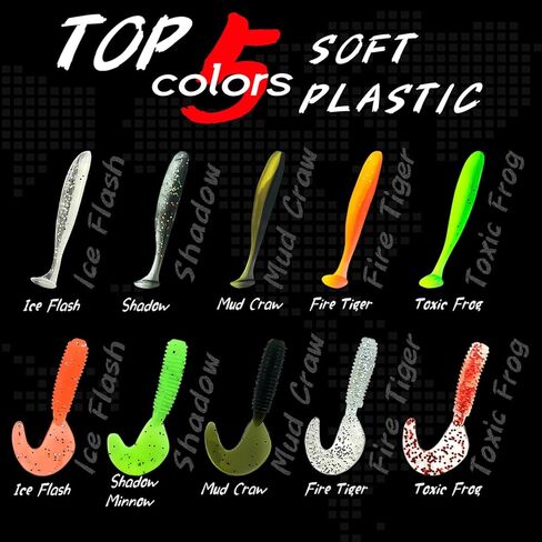 145PCS Fishing Tackle Box Kit with Tackle Included, Fishing Lures, Fishing Hooks & Fishing Accessories Kits for Freshwater Fishing Gear, Great Gifts for Fishingman in Kuwait