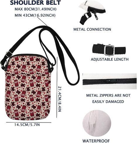 الدكتور P Crossbody Bag Soda Loving Gift Soda Social Club Gift Soda Hig in Saudi Arabia