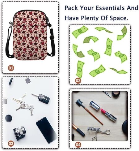 الدكتور P Crossbody Bag Soda Loving Gift Soda Social Club Gift Soda Hig in Saudi Arabia