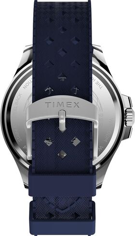 Timex Men's Harborside Coast 43mm Watch - Black Strap Green Dial Gold-Tone Case in Kuwait
