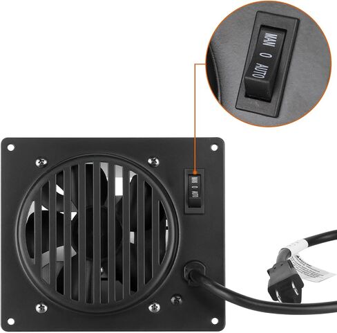 DELSbbq Fireplace Fan Blower with Heating Element for Twin Star Electric Fireplace, Replacement for Heat Surge, Real Flame Twinstar Electric Fireplace in Saudi Arabia