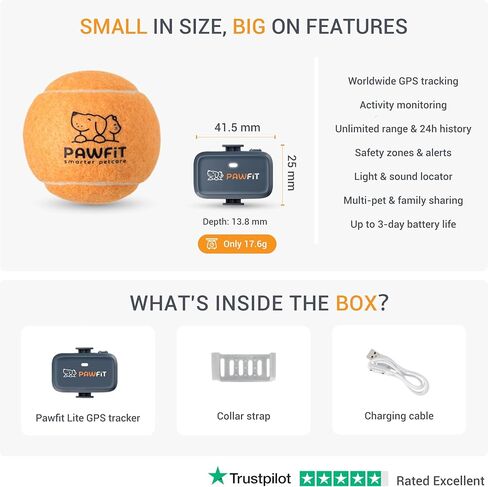 لايت للكلاب الصغيرة 4G GPS Tracker | تتبع الوقت الحقيقي | مراقبة النشاط | تاريخ الموقع | نطاق غير محدود | ببساطة أبيض in Saudi Arabia