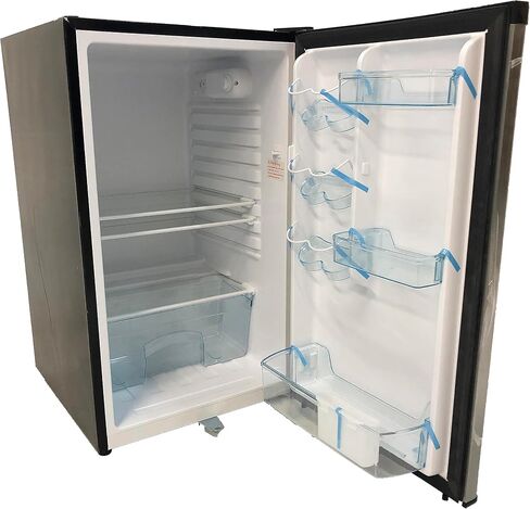 West Bend WBRT31S Mini Fridge for Home Office or Dorm, with Automatic Defrost and Adjustable Temperature, 3.1 Cubic Feet, Metallic in Saudi Arabia